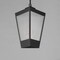 Maxim Lighting Triform 14'' LED Outdoor Pendant, Black/Antique Brass 30766CRBKAB - alternate 4